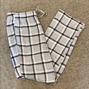 Sonoma Gray and Black Plaid Sleep Pants